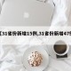 【31省份新增15例,31省份新增47例】
