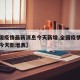 【全国疫情最新消息今天新增,全国疫情最新消息今天新增表】