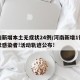 河南新增本土无症状24例/河南新增1例无症状感染者!活动轨迹公布!